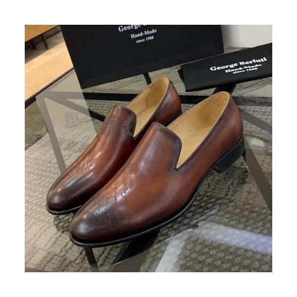 Berluti 2019 Mens Leather Shoes - 벨루티 2019 남성용 레더… - 1
