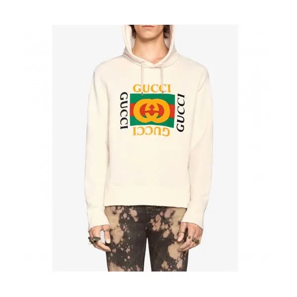 Gucci 2019 Mm/Wm Logo Cotton HoodT - 구찌 2019 남자 로고… - 1