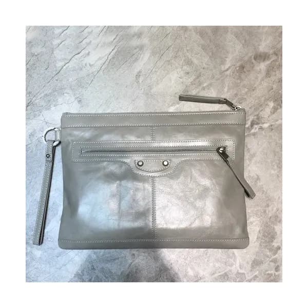 Balenciaga 2019 Leather Clutch Bag,33/37CM - 발렌시아가… - 1