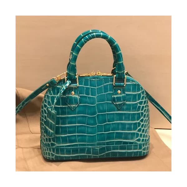 Louis Vuitton 2019 Alma BB Leather Tote Shoulder B… - 1