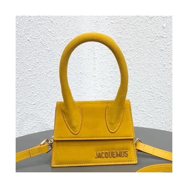 Jacquemus 2019 Suede Mini Tote Shoulder Cross Bag … - 1