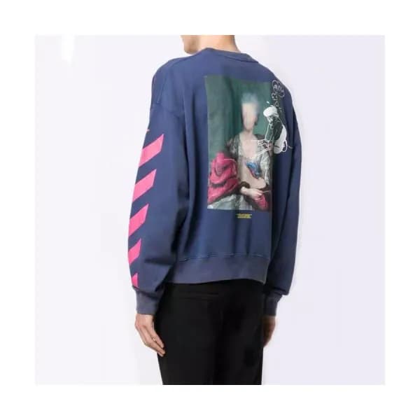 Off-white 2019 Mm/Wm Logo Cotton Oversize HoodT - … - 1