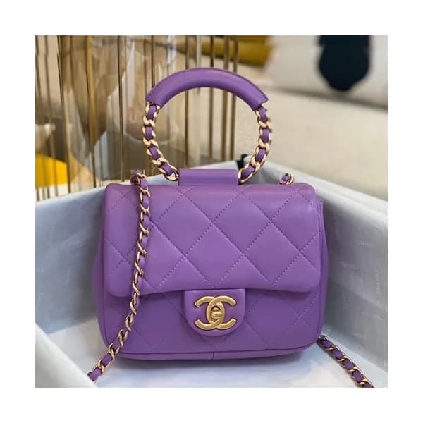 Chanel 2019 Woman Leather Tote Shoulder Bag 17CM -… - 1