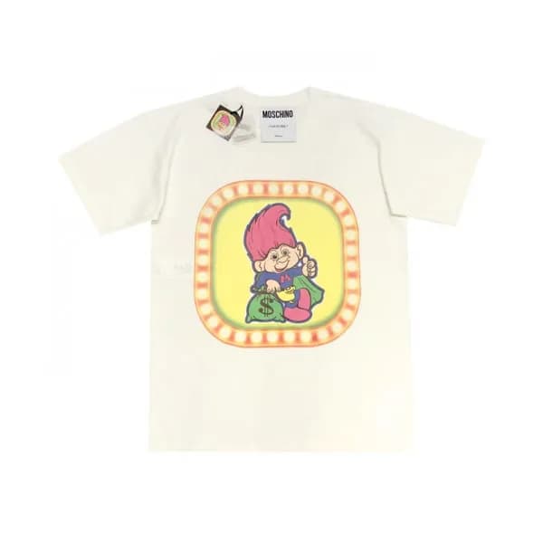 [모스키노]Moschino 2019 Mm/Wm Logo Cotton Short Sleeve… - 1