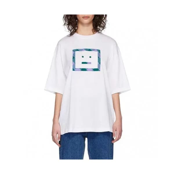 Acne 2019 Studios Mm/Wm Logo Cotton Short Sleeved … - 1