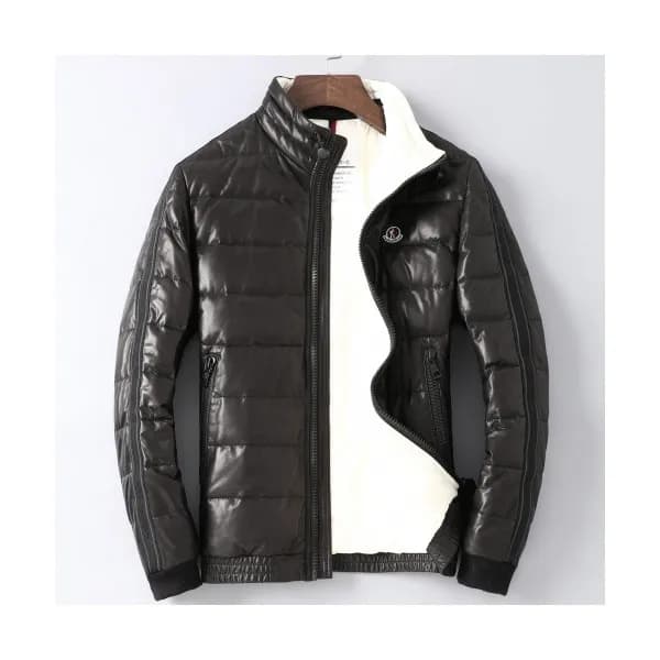 Moncler 2020 Mens Goose Down Leather Jackets - 몽클레… - 1