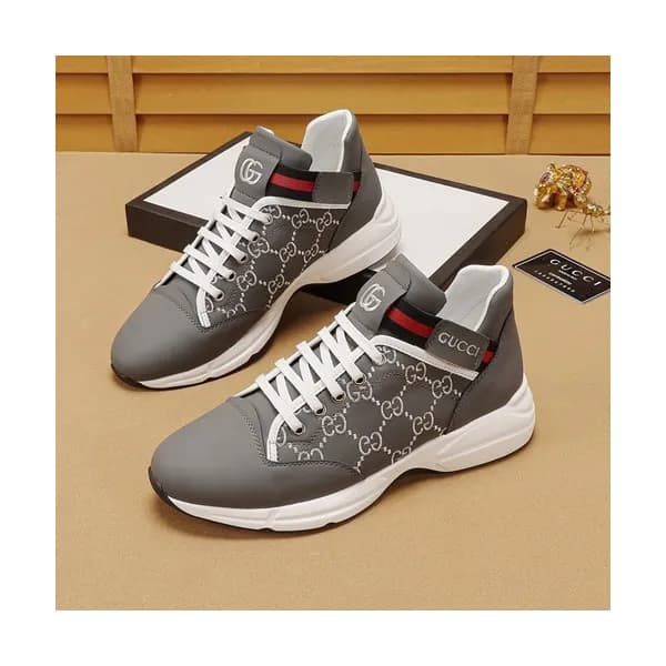 Gucci 2020 Mens Leather Sneakers - 구찌 2020 남성용 레더 … - 1