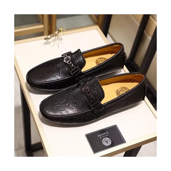 Versace 2020 Mens Leather Loafer - 베르사체 2020 남성용 … - 1