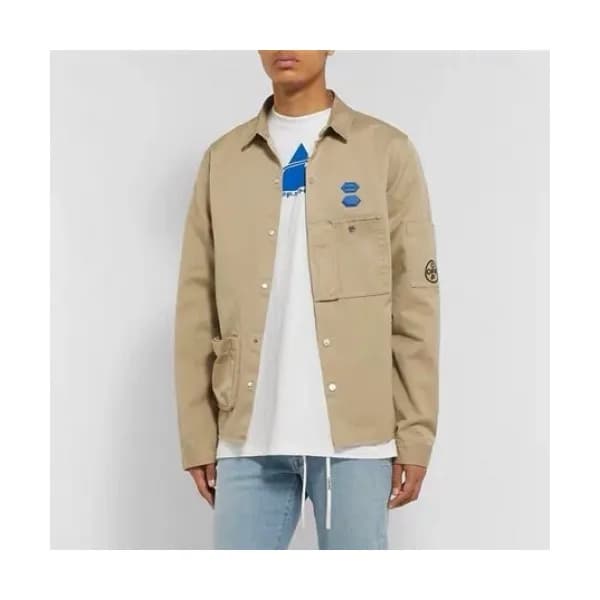 [오프화이트]Off white 2020 Mens Basic Logo Denim Tshirt… - 1