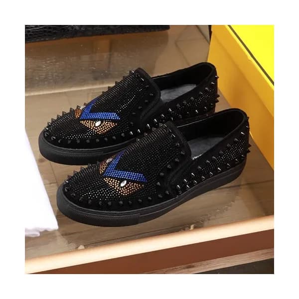 Fendi 2020 Mens Leather Slip On - 펜디 2020 남성용 레더 슬… - 1