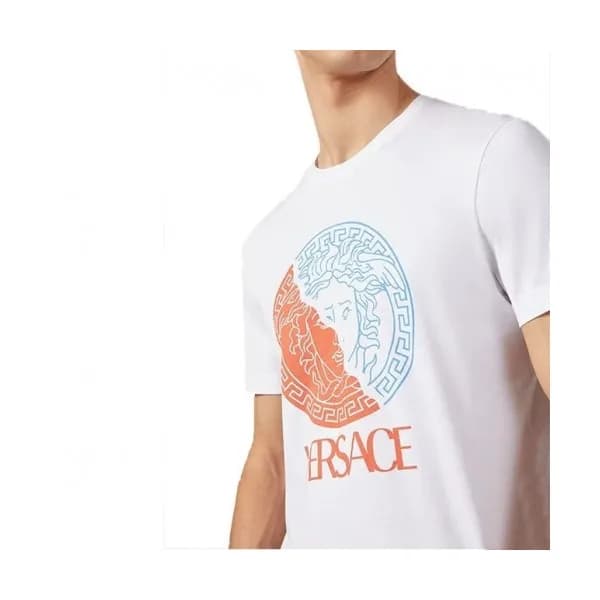 [베르사체]Versace 2020 Mens Logo Silket Short Sleeved … - 1