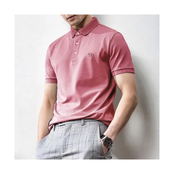 Bottega Veneta Mens Business Polo Short-sleeved Ts… - 1