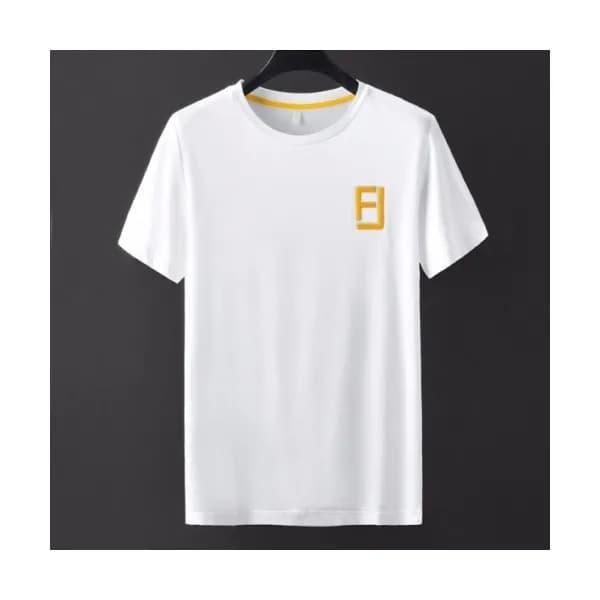 [펜디]Fendi 2020 Mens Logo Casual Silket Short Sleev… - 1