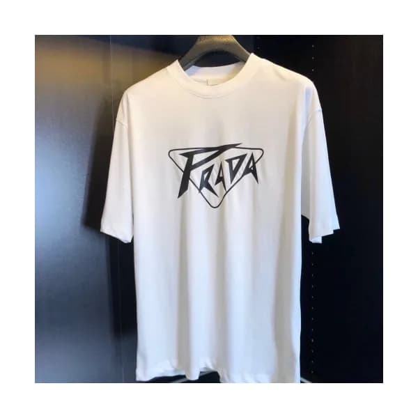 [프라다]Prada 2020 Mens Basic Logo Silket Short Sleev… - 1