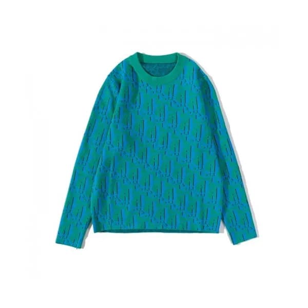 Dior 2020 Mens Retro Logo Crew-neck Sweaters - 디올 … - 1