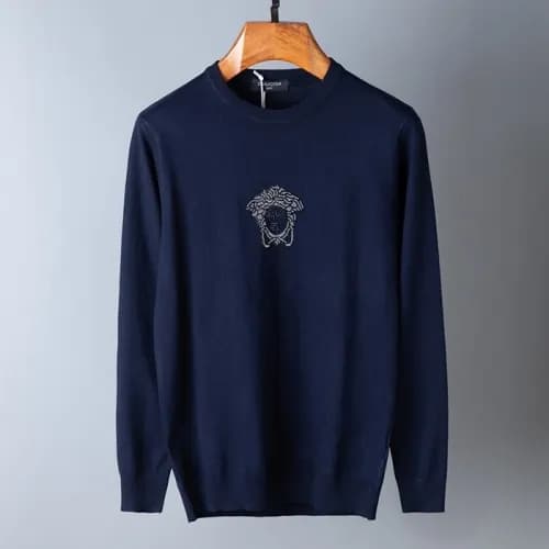 [베르사체]Versace 2020 Mens Medusa Logo Crew-neck Wool… - 1
