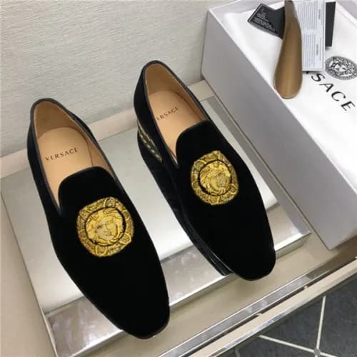 Versace 2020 Men's Leather Oxford Shoes - 베르사체… - 1