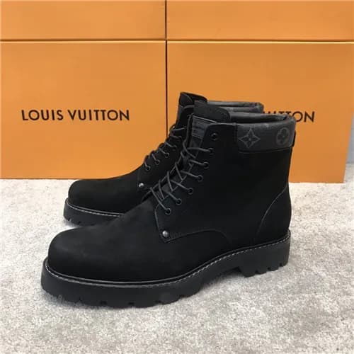 Louis Vuitton 2020 Men's Leather Ankle Boots -… - 1