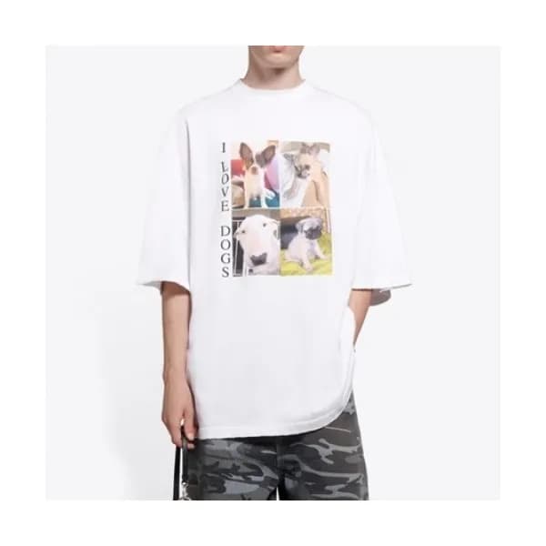 [발렌시아가]Balenciaga 2021 Mm/Wm Logo Cotton Short Sle… - 1