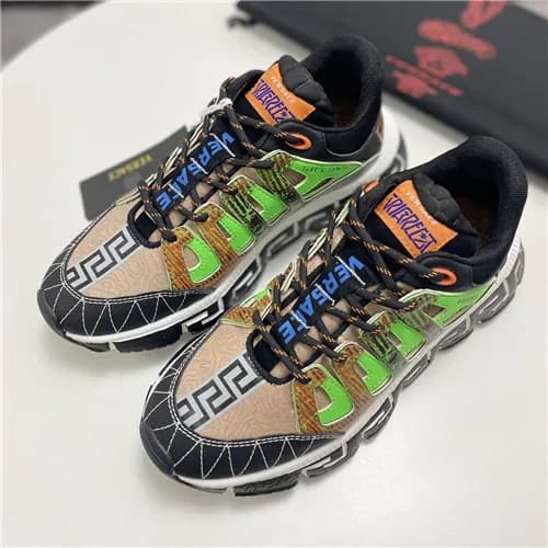 Versace 2021 Men's Leather Sneakers - 베르사체 202… - 1