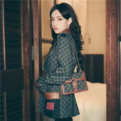 [구찌]Gucci 2021 GG Denim Small Dionysus Shoulder Ba… - 1