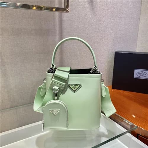 [유니크한]Prada 2021 Women's Leather Bucket Bag/To… - 1
