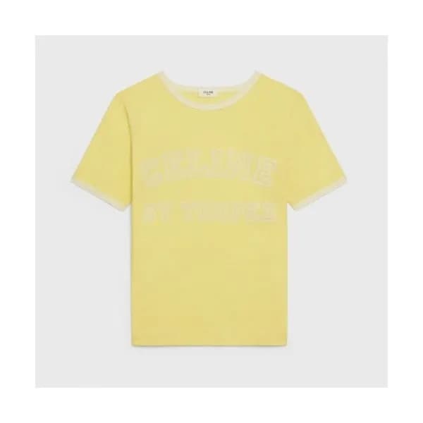 Celine Womens Hedi Slimane Tshirt - 셀린느 2021 여성 로고… - 1