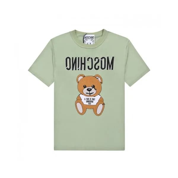 Moschino Mm/Wm Logo Cotton Short Sleeved Tshirts … - 1