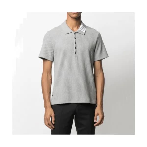 Thom Browne Mens Casual Short Sleeved Tshirts Gra… - 1
