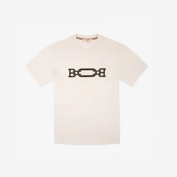 Bally Mens Tshirts White - 발리 2021 남성 로고 폴로 반팔티 Bl… - 1
