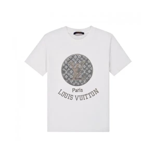 Louis vuitton Mm/Wm Logo Short Sleeved Tshirts Wh… - 1