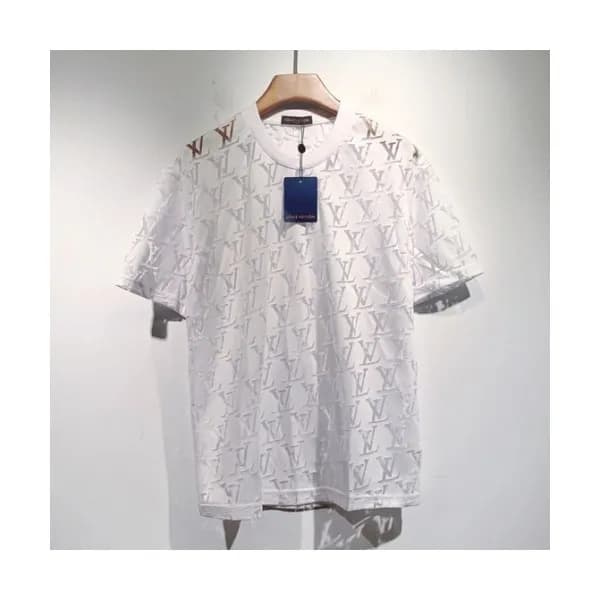 Louis vuitton Mm/Wm Logo Short Sleeved Tshirts Wh… - 1