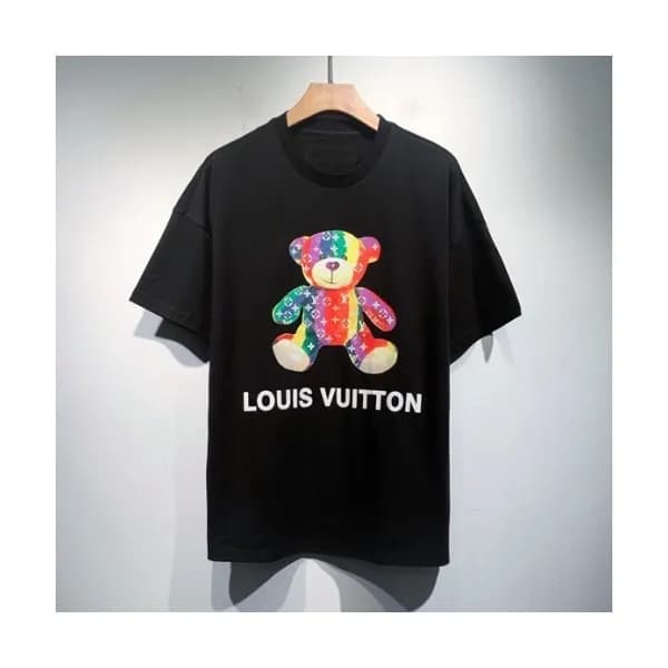Louis vuitton Mm/Wm Logo Short Sleeved Tshirts Bl… - 1