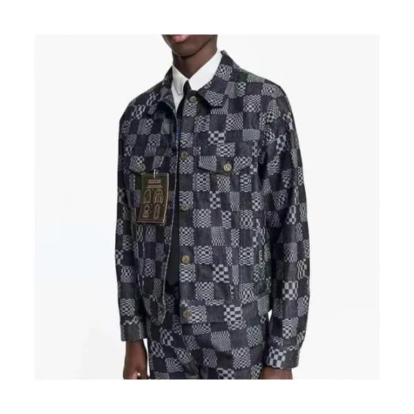 Louis vuitton Mens Logo Wind-proof Jackets Blue -… - 1
