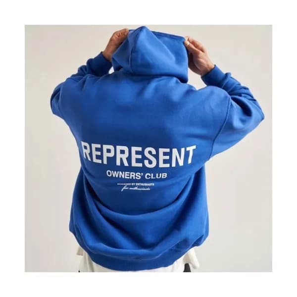 Represent Mm/Wm Wolf Logo Cotton Hoodie - 리프리젠트 2… - 1