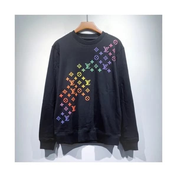 Louis vuitton Mm/Wm Casual Cotton Tshirts Black -… - 1