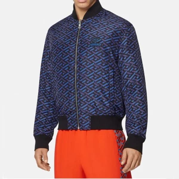 베르사체 남성 캐쥬얼 블루 양면 자켓 - Mens Blue Jackets - ver0890… - 1