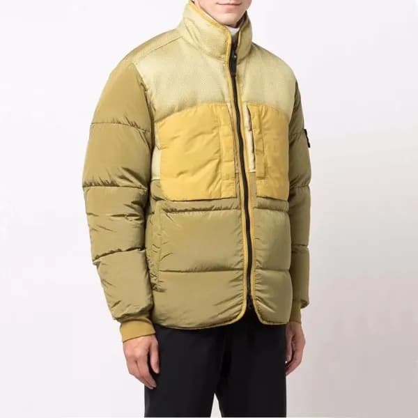 스톤아일랜드 남성 올리브 구스다운 패딩 - Stone Island Mens Olive Pa… - 1