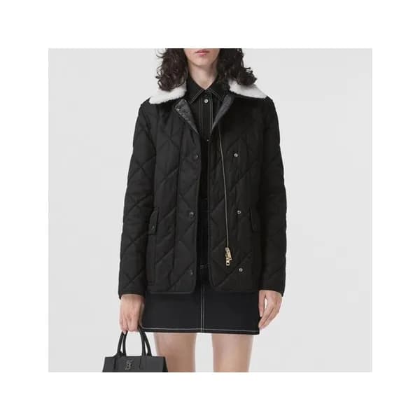 버버리 여성 블랙 다운 자켓 - Burberry Womens Black Jackets - … - 1