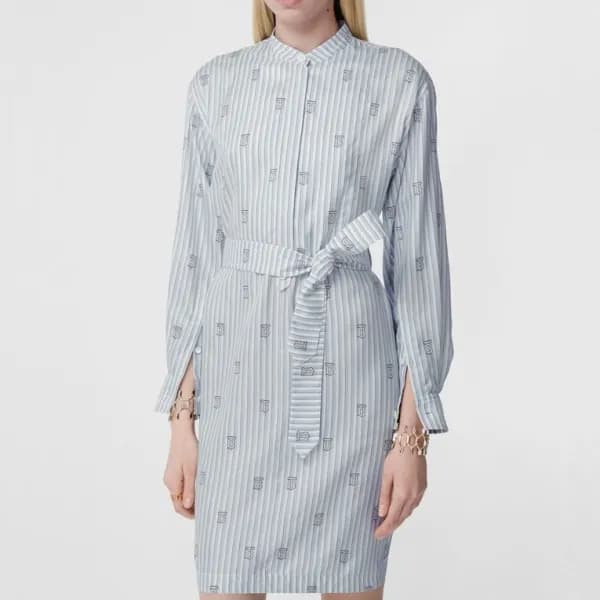 버버리 여성 블루 셔츠 - Burberry Womens Blue Tshirts - bur0… - 1
