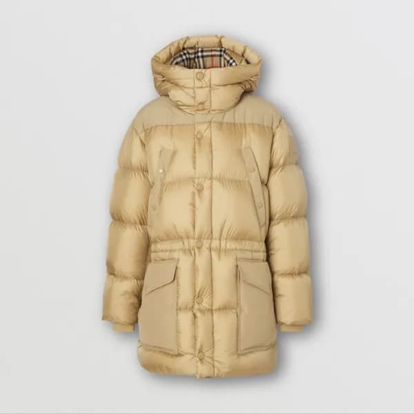 버버리 남성 옐로우 구스다운 롱패딩 - Burberry Mens Yellow Padding… - 1