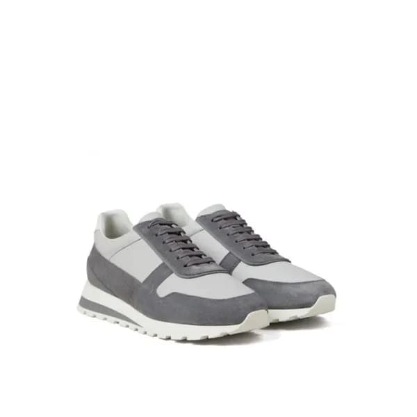 브루넬로쿠치넬리 남성 펀칭 패널 스니커즈 - Brunello Cucinelli Mens P… - 1
