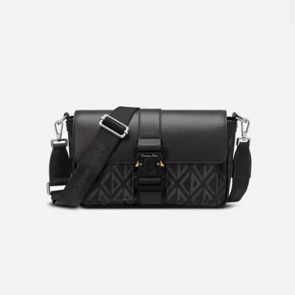디올 남성 블랙 크로스백 - Dior Mens Black Cross Bag - di416x - 1