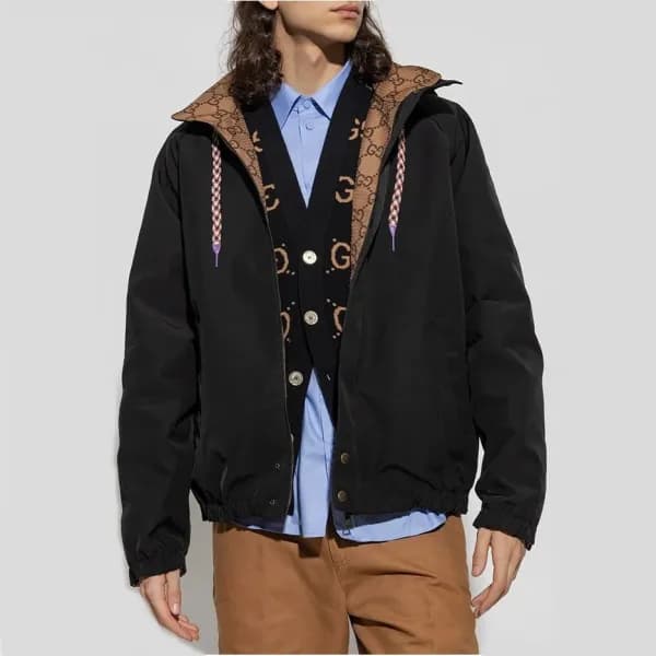 구찌 남성 캐쥬얼 양면 블랙 자켓 - Gucci Mens Black Jackets - gu… - 1