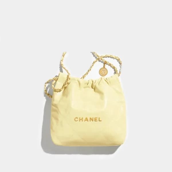 샤넬 여성 옐로우 22백 - Chanel Womens Yellow 22 Bag - ch46… - 1