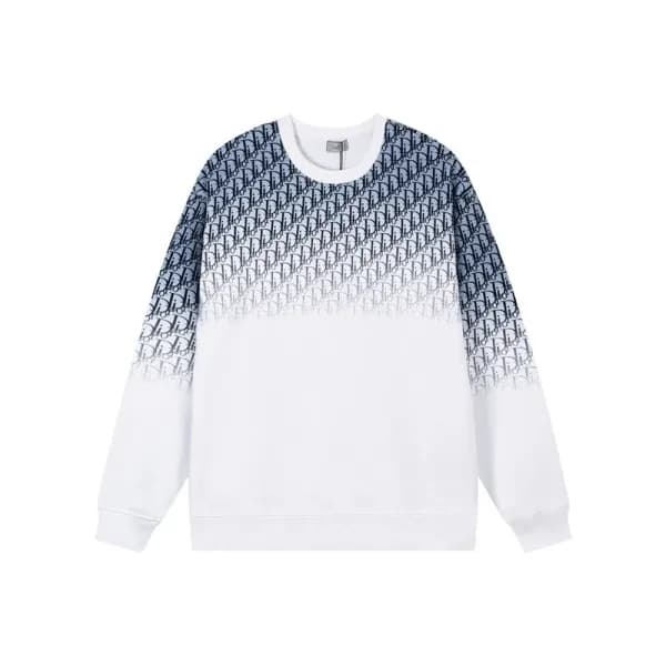 디올 남성 클래식 블루 긴팔티 - Dior Mens Blue Tshirts - di629x - 1