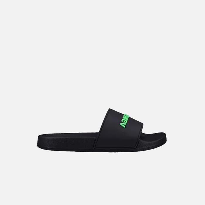 발렌시아가 남성 블랙 그린 풀 슬라이드 샌들 【매장-80만원대】 - Balenciaga M… - 1