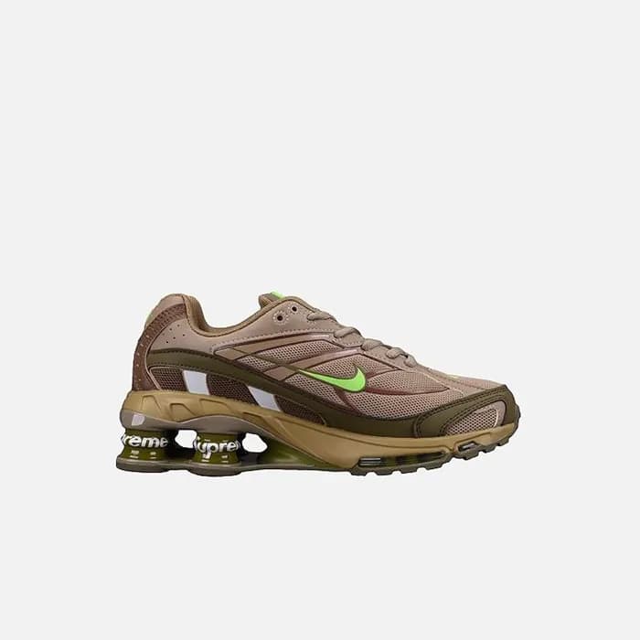 나이키 X 슈프림 샥스 라이드 2 카키 스니커즈 【매장-80만원대】 - Nike Unise… - 1