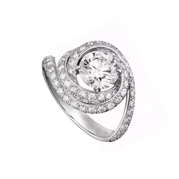까르띠에 여성 화이트 골드 반지 - Cartier Womens White Gold Ring… - 1