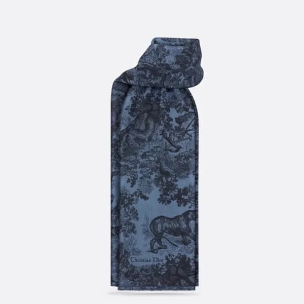 디올 여성 블루 스카프 - Dior Womens Blue Scarf - acc885x - 1